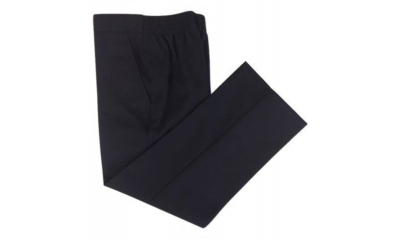 Navy boys trousers 1/2 elastic