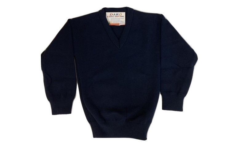 Plain navy jumper